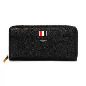 MUST IT_ 지갑 FAW012A 00198 001 페블 그레인 삼선탭 지퍼 여성장지갑