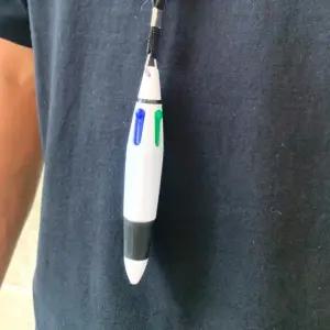 목걸이형 볼펜 야외활동 추천제품 성경학교 신상 4색