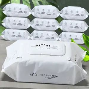 신생아 물티슈 넉넉한 베이비 무향 데일리 물티슈 안전 휴대용 어린이 순면 피부