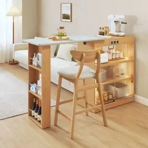 캐비닛 바블 홈바식탁 슬림 식탁 우드 거실 수납 홈바