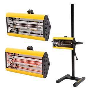 자동차 페인트 베이킹 램프 휴대용 단파 적외선 모바일 튜브 룸 고온