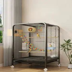 대형 아크릴 앵무새 c타입 새 사육장 날림장 새장 이동식