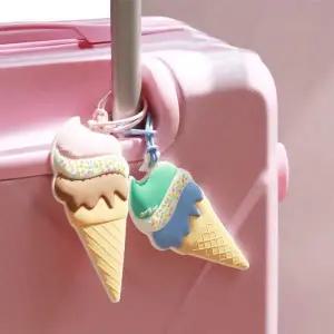 캐리어 아이스크림 네임택 2종세트 가방 이름표 여행 네임태그