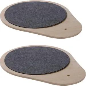 셩고케이스 2팩 캣트리 타워 액세서리 교체 부품 농기구 단계 바닥부터 천장까지 캣트리(13.4 x 17.3 )를