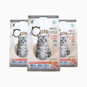 캐츠랑 전연령 비타플러스, 5kg, 3개