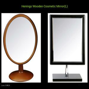 국내산 헤닝스 우드사각 탁상거울(빅사이즈),인테리어 스탠드 메이크업 화장거울,집들이 개업 결혼선물