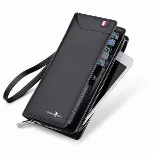 윌리엄폴로 301 남성장지갑 카드 남자가죽 명품 소가죽 장지갑 클러치백 휴대폰지갑