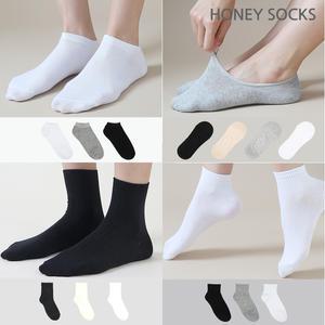 허니삭스 봄신상 중목 패션 무지 발목 양말 페이크삭스 기획전