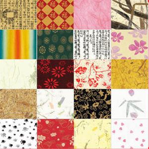 색한지 색운용지 디자인 무늬 글씨 모양 꽃 바나나 하트 도토리 무지개 운용닥지 한지 용지 상록수지