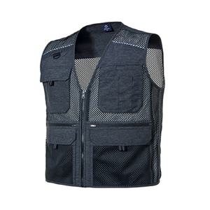 춘추 작업복조끼 [ 지벤 ZB-V1923 ] 풀메쉬, 다양한 수납공간확보 여름작업조끼