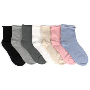 여자 패션 무압박 양말 돌돌이 무지