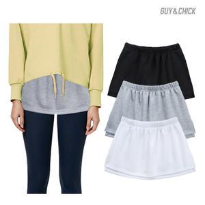 [3장묶음]레이어드스커트/레이어드밴드/맨투맨/요가복/운동복