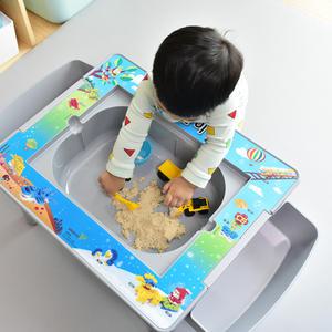 실내놀이 맞춤!9in1 모래놀이 물놀이테이블 블럭 레고호환 레고테이블 학습상