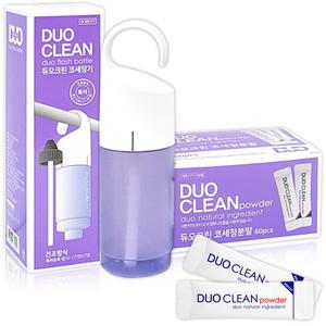 건조방식특허 듀오크린 코세정기 코세척기 보라 1개 + 분말 1박스(60포) 세트