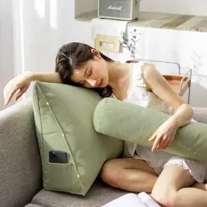 삼각 등받이쿠션 등쿠션 베개 발베개 쿠션