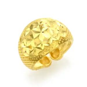 순금 돌반지 백일 반지 전체 모양 다이아몬드컷팅 3.75g 24k 99.9 신상품