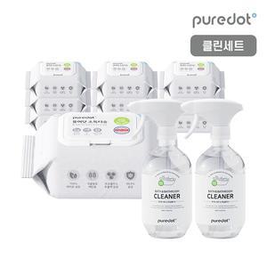 [퓨어닷][클린세트] NEW 퓨어닷 소독티슈 10팩세트&욕실클리너 2개세트