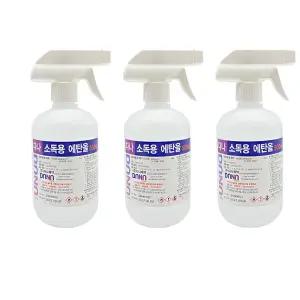 조은 다나 소독용 에탄올 83% 스프레이형 500ml x 3개