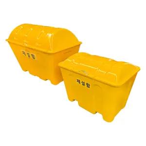 경기케미칼 대형 제설함 모래함 염화칼슘 제설자재 보관함