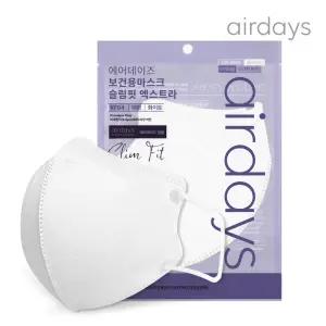 에어데이즈 KF94 슬림핏 마스크 엑스트라(특대형) 50매 100매