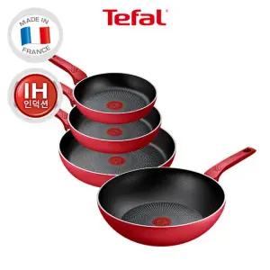 테팔 인덕션 티타늄2X 데일리 엑스퍼트 4종(팬20+24+28+웍28)