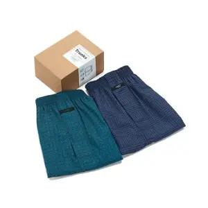 [슈비너스] 면100% 오리나염 인밴드 2매입 트렁크세트 2컬러(YSETM002)