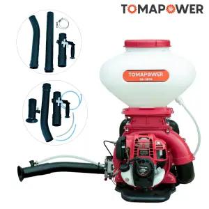 토마파워 엔진 살포기 4행정 50cc 장거리 입제 액제 겸용 염화칼슘