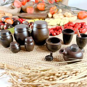 미니 옹기 소금 쌀 항아리 장독대 전통옹기 단지 쌀독 소금독 절구 토기 개업선물 액운방지 젓갈독 세트