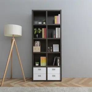 장인가구 아이브 바론 5단 서랍형 책장 80cm