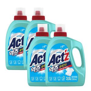 피죤 액츠 퍼펙트 실내건조 일반드럼겸용 3L x4개 세탁세제