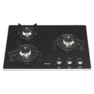 [린나이](하남점)[신세계하남] 린나이 3구 빌트인 가스쿡탑 블랙펄 RBR-P6501D [케이스별도]