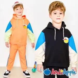 [앤디애플] 파워업컬러콤비후드상하복
