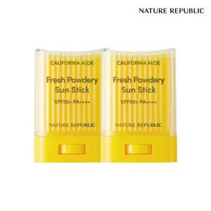 1+1 캘리포니아 알로에 보송 선스틱 SPF50+