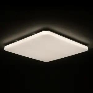 메가맨 프리미엄 LED 방등 50W 주백색 520X520 슬림형 플리커프리 거실등