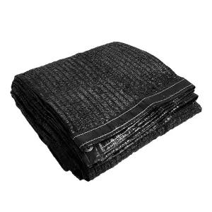 98% 흑색 차광막 6m x 6m 4면봉제 옥상 그늘막 차양막 베란다 햇빛차단 수영장