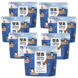 네츄럴코어 캣쵸 연어 60gx7개 겉바속촉 고양이간식