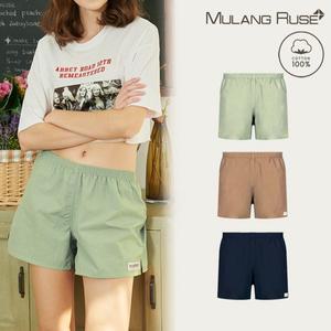 [물랑루즈]파스텔 순면 여트렁크팬티 홈웨어 여성사각속옷 3종세트 B형