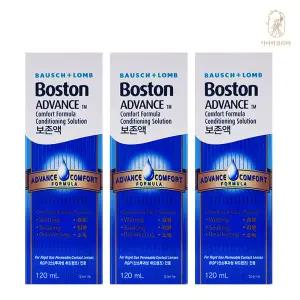 보스톤 보존액 120ml 3개 ,드림 하드 렌즈 세척액 다목적용액