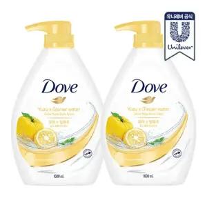 도브 바디워시 유자 1L 2개