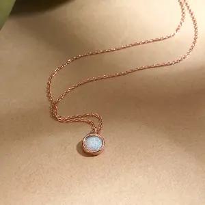 [루브르파리]라임 오팔 목걸이 NA0573