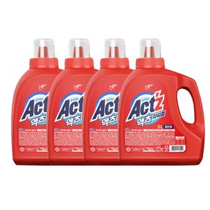 피죤 액츠 파워젤 일반용 용기 3L 4개