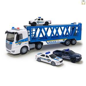 경찰차 카캐리어 장난감 차 자동차 놀이 유아 어린이 남아 남자 아이 조카 생일 선물