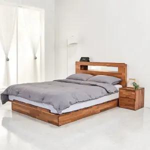 키란 멀바우 원목 협탁 (착불)