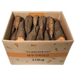 제주 못난이 흙 당근 10kg