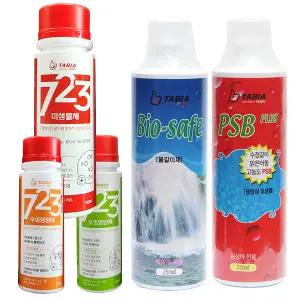 타비아 물갈이제 PSB박테리아 미생물제 생박테리아 수질개선제 구피영양제 수초영양제