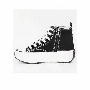 [하프클럽/세자매]여성 하이탑 스니커즈 캔버스화 5cm 키높이스니커즈 하이탑스니커즈