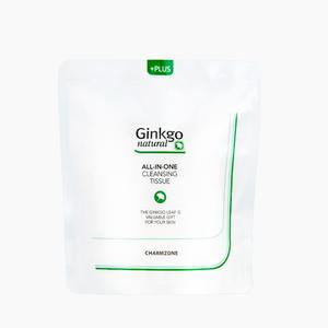 참존 징코 내츄럴 올인원 클렌징티슈 리필110매/최신