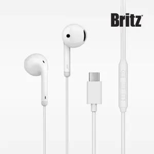 브리츠 BZ-WE100P 게이밍 C타입 오픈형 유선 이어폰 음악감상 C-TYPE