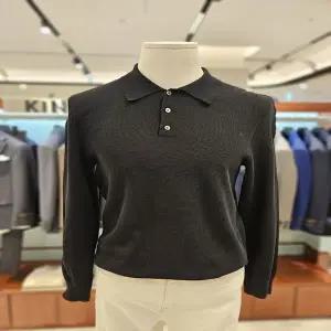 [킨록바이킨록앤더슨](신세계 사우스시티)초경량 버튼카라 여름 긴팔 니트 짜임 티셔츠 3종 택1(JHY0405...