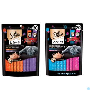 쉬바 멜티 고양이 츄르 참치 가다랑어 연어 240g X2